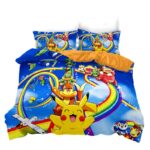 Housse de couette Pokémon Arc-en-Ciel pour parure de lit