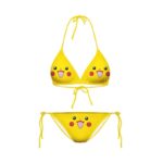 Bikini 2 pièces Pokémon Pikachu jaune