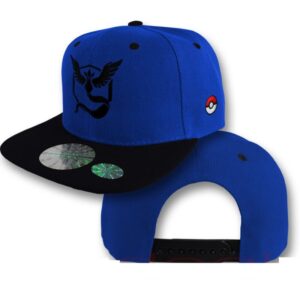 Casquette bleue Pokémon GO Équipe Sagesse avec Artikodin