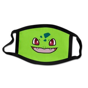 Masque visage Pokémon Bulbizarre anti-pollution