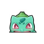 Sticker Pokémon Bulbizarre à coller