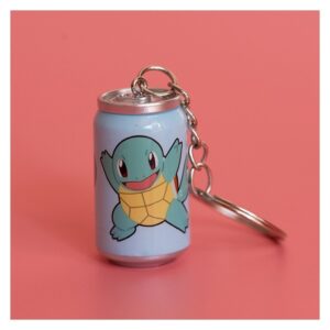 Porte-clés Pokémon Carapuce en canette bleue
