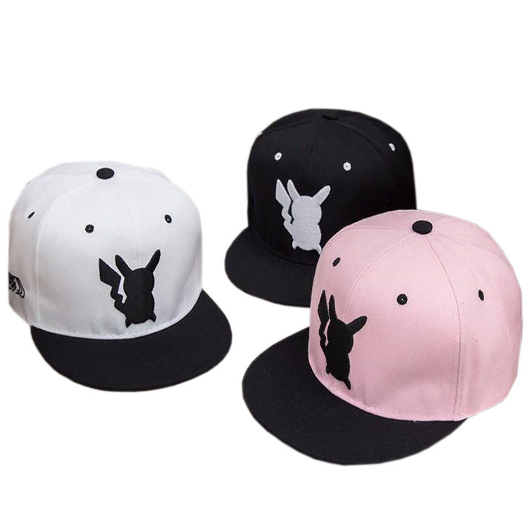 Casquette Pokémon Pikachu brodée, coloris au choix