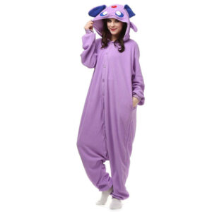 Costume adulte Pokémon Mentali, tailles S à XL