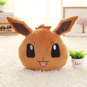 Coussin peluche Pokémon Évoli à poches pour les mains