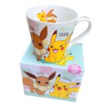 Tasse Pokémon avec Évoli et Pikachu