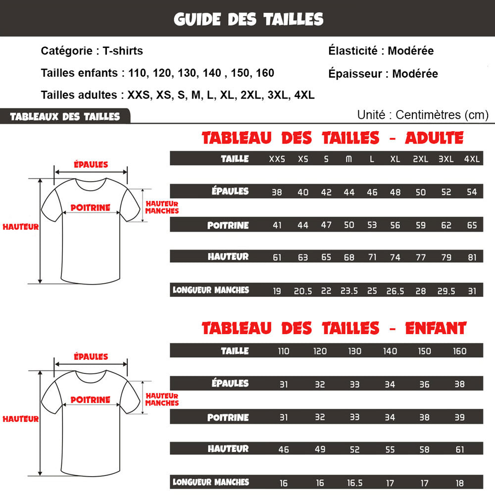 T-shirt Pokémon Pikachu et Sacha, du 100 au 4XL – Image 2