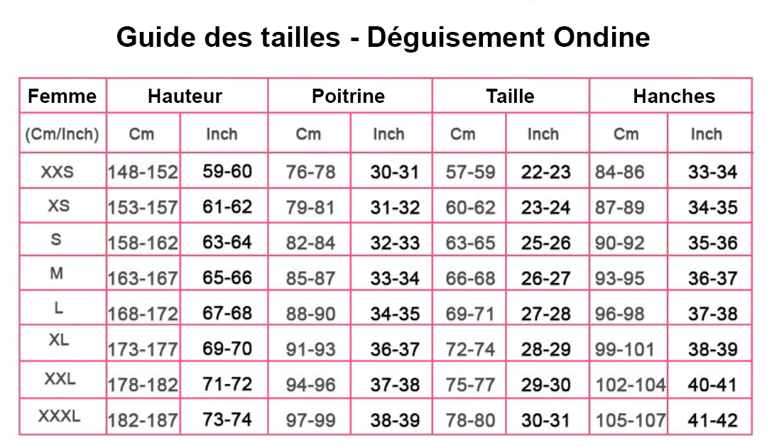 Déguisement Pokémon Ondine d'Azuria avec tailles XXS à XXXL – Image 6
