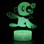 Lampe 3D Pokémon Otaquin avec télécommande sans fil