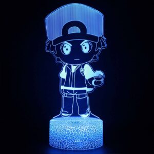 Lampe 3D Pokémon Red avec Pokéball