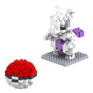 Figurine Pokémon Mewtwo avec Pokéball LEGO 6cm