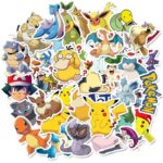 Lot de 50 stickers Pokémon uniques