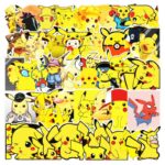 Pikachu en lot de 50 stickers Pokémon