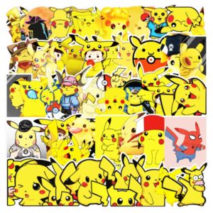 Pikachu en lot de 50 stickers Pokémon