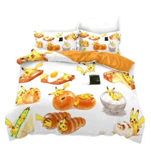 Parure housse de couette Pokémon Pikachu gourmand