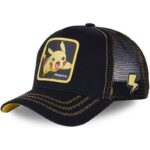 Casquette noire Pokémon réglable Pikachu