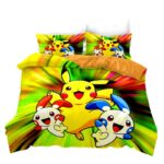 Housse de couette Pokémon Pikachu avec Posipi et Négapi