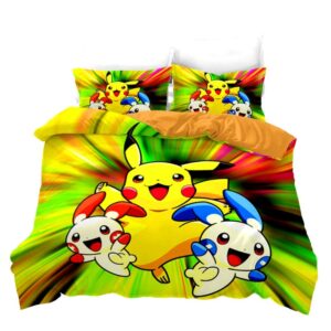 Housse de couette Pokémon Pikachu avec Posipi et Négapi