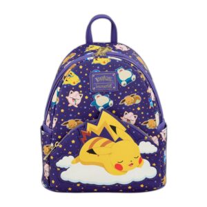 Sac à dos Pikachu endormi et ses amis 26 cm