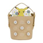 Sac à bandoulière Pikachu motif floral