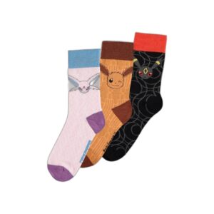 Chaussettes Pokémon Évoli Évolution 2.0 T.35/38 (lot de 3)
