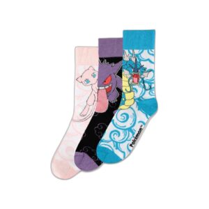 Chaussettes Pokémon Leviator, Mew & Ectoplasma T.39/42