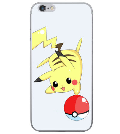 Coque iPhone Pokémon Pikachu & PokéBall