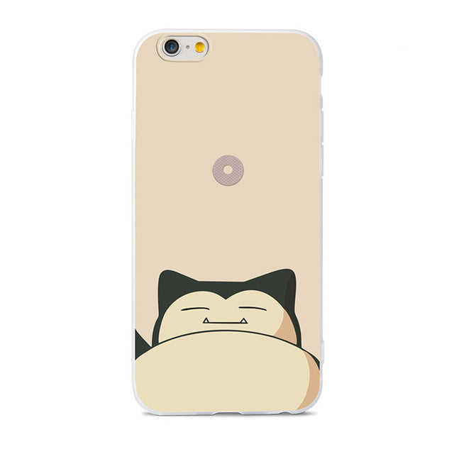 Coque Pokémon Ronflex pour iPhone 5, 6 et versions Plus