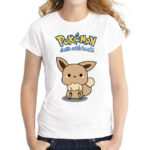 T-shirt fun Pokémon Évoli, large choix du S au 6XL