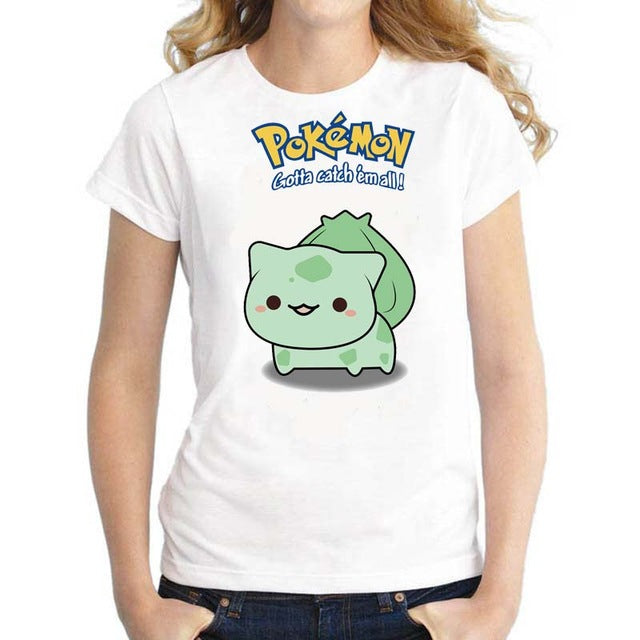 T-shirt fun Pokémon Bulbizarre, du S au 6XL