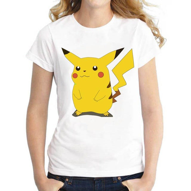 T-shirt femme Pokémon Pikachu, tailles S à 6XL