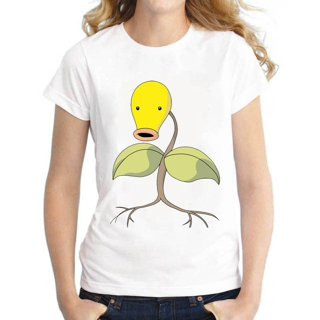 T-shirt femme Pokémon Chétiflor, tailles S à 6XL