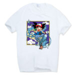 T-shirt Pokémon Sacha sur Léviator du S au XXXL