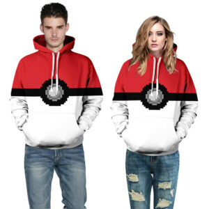 Sweat Pokémon Poké Ball avec correspondances de tailles