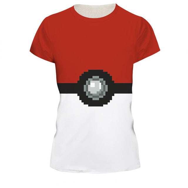 T-shirt femme Pokémon Poké Ball, du S au XXL – Image 2