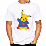 T-shirt Pokémon Pikachu style Superman