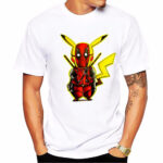 T-shirt Pokémon Pikachu x Deadpool