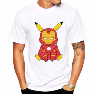 T-shirt Pokémon Pikachu Iron Man, du 100 au 4XL
