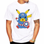 T-shirt Pokémon Pikachu version Captain America