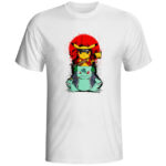 T-shirt Pokémon Pikachu et Bulbizarre style Ninja