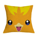 Housse de coussin Pokémon avec Poussifeu