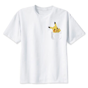 T-shirt Pokémon Pikachu joyeux avec poche