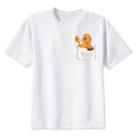 T-shirt Pokémon Salamèche avec poche