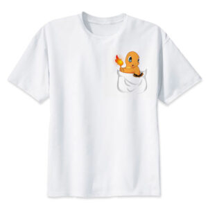 T-shirt Pokémon Salamèche avec poche
