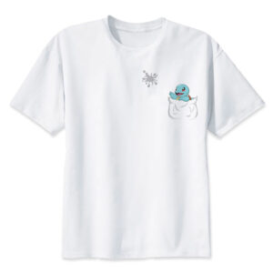 T-shirt Pokémon Carapuce curieux avec poche