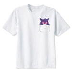 T-shirt Pokémon Ectoplasma effet effrayant poche