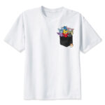 T-shirt Pokémon Évolutions d'Évoli avec poche