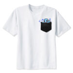 T-shirt Pokémon Carapuce bulles effet poche