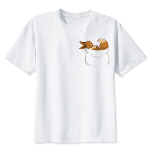 T-shirt Pokémon Évoli avec poche sieste