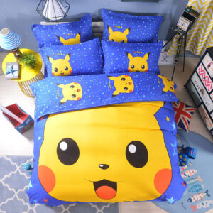 Housse de couette Pokémon Tête de Pikachu, Twin Full Queen
